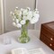 18-Piece White Artificial Ranunculus Flowers – Faux Silk Mini Flowers for DIY Bouquets, Wedding Centerpieces, Bridal Shower & Holiday Decorations